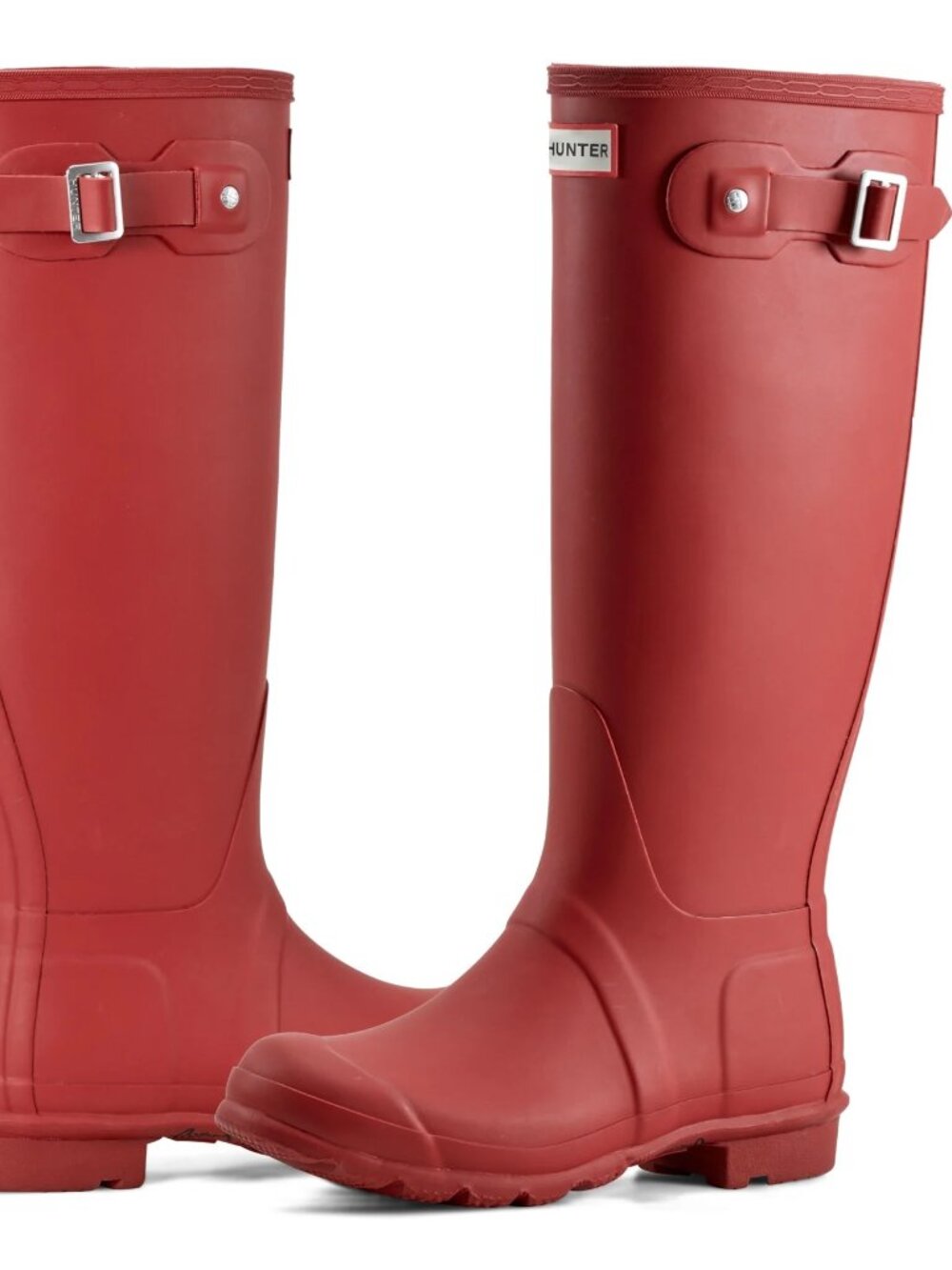 Hunter Women's Original Tall Rain Boots in Military Red, Size 9